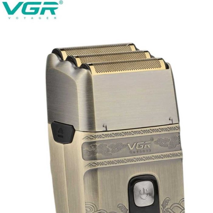 Електрическа самобръсначка с тройна титанова мрежа  V-335 VGR