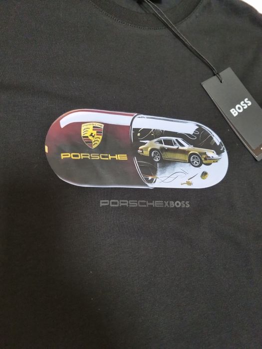 Мъжка тениска на Boss x Porsche