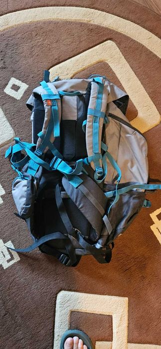 Rucsac voiaj / trekking Forclaz Travel 900 (50+6L) Bărbați Gri - Ca nou