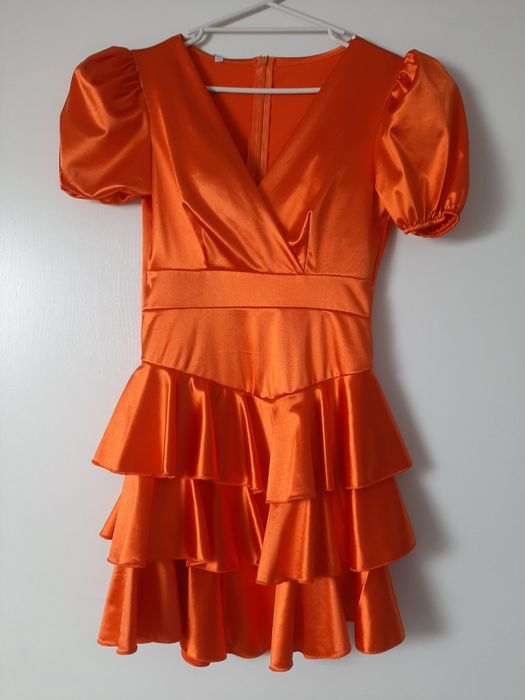 Rochie orange, Mărimea S