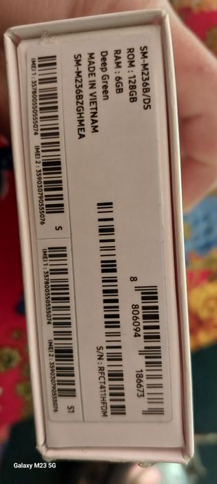 Samsung m23 5 g 6.128 gb