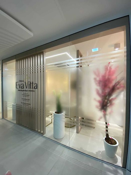 Скидка! Тонировка окон матовая пленка для офиса туманка Matoviy plenka