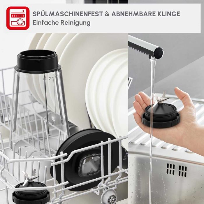 Нов 2г Гаранция Мощен Настолен Блендер Tefal PERFECTMIX+ 1200W/230V, 2 литра