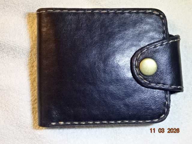 мъжки портфейл от естествена кожа ръчна изработка