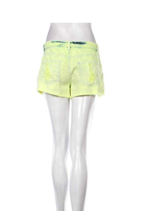S/M Дамски неонови къси дънкови панталони