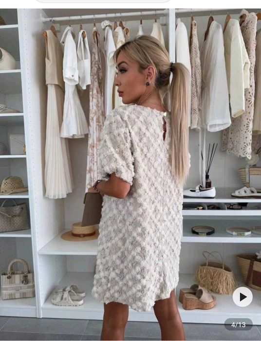 Дамска къса рокля М размер