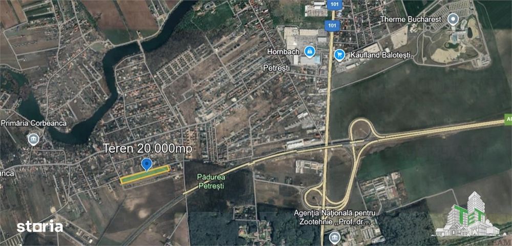 Teren 20.000mp Corbeanca