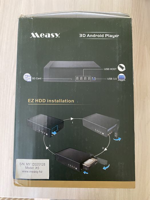 Медиаплеер Measy X5 (hdd не в комплекте)
