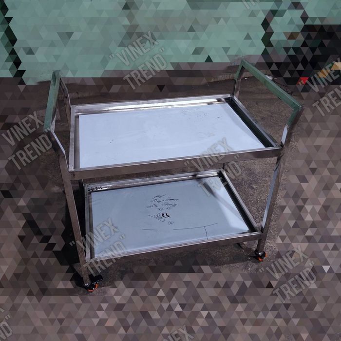 Тележка для посуды кафе и ресторанов