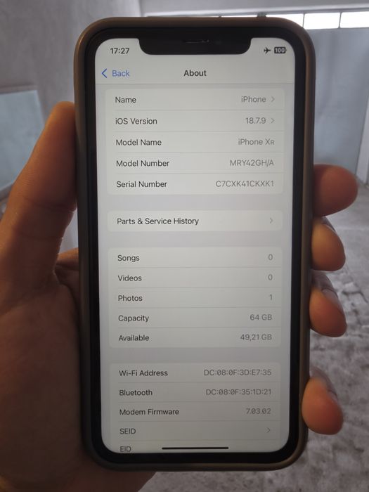 Iphone XR 64 black