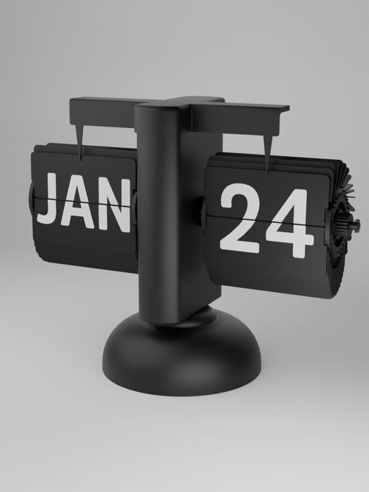 Ретро механичен календар (Flip Calendar) – Стилна декорация за бюро