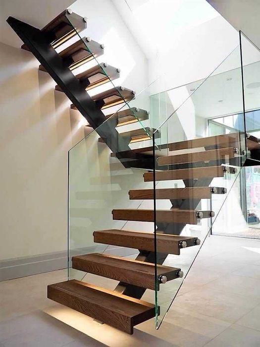 balustrade in sticla