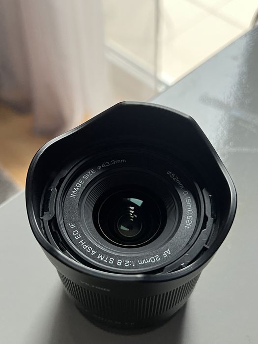 Obiectiv Viltrox 20mm f2.8 pentru Sony E cu filtru K&F