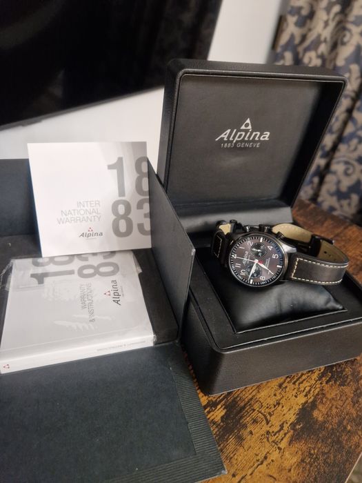Alpina startimer pilot automatic cronograf