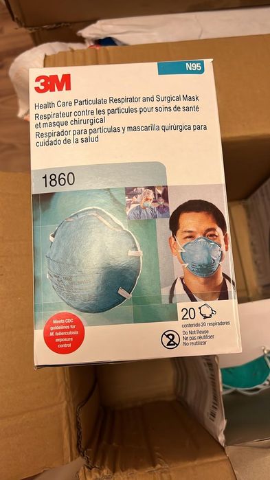 Продам Маски респираторы 3М 1860 N95