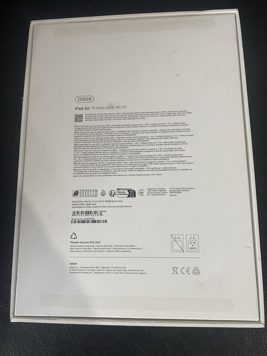 Vand ipad  air 11 wifi 256 gb m3,garantie unnan