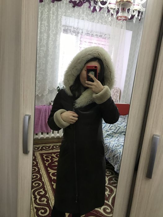 Дубленка xs натуралка