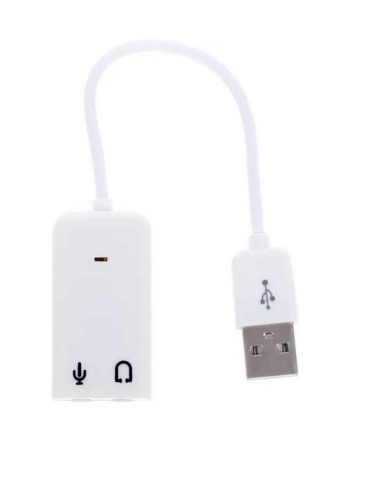 Адаптер звуковой  (внешняя звуковая карта USB) от 700 тенге