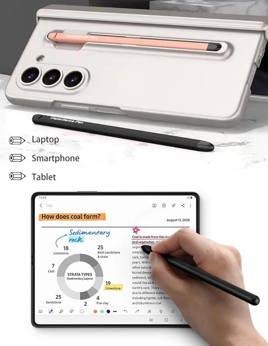 Galaxy Fold 5 Slim Pen replacement for Samsung Z Fold 5 S Pen