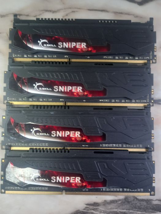 Памет 16GB (4x4GB) G.Skill Sniper  1866 MHz DDR3