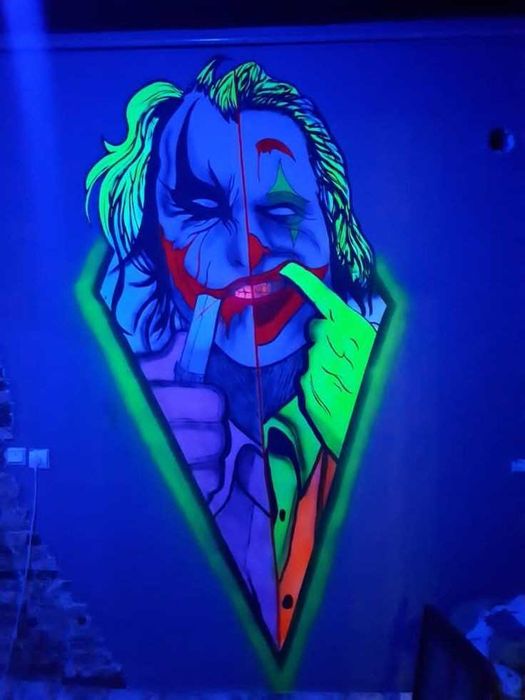 Yonadigan rasm chizamiz devorga Фосфор Художник. Rassom