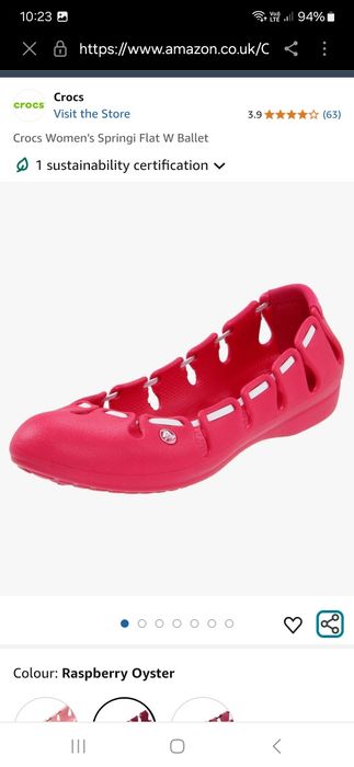 balerini pentru dame/fete Crocs nr 38/w7