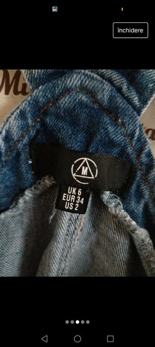 Sarafan denim  mărimea 34