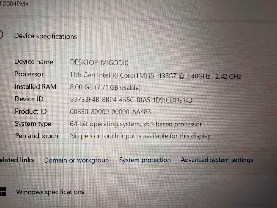 Lenovo ThinkPad E15 | Intel i5-1135G7 | 8GB RAM | 256GB SSD
