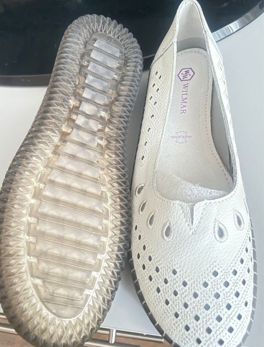 Туфли кожаные женские