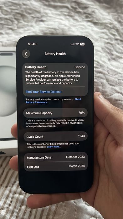 iPhone 15 128gb 79%