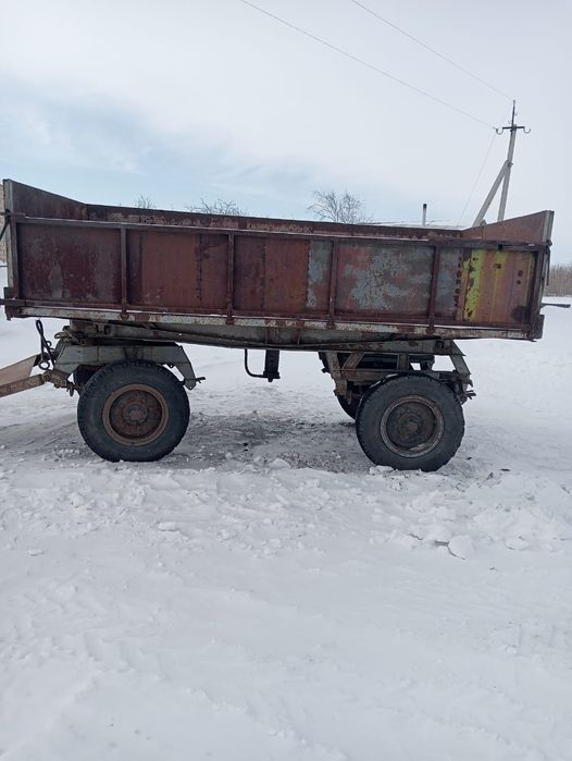 Зиловский самосвальный прицеп