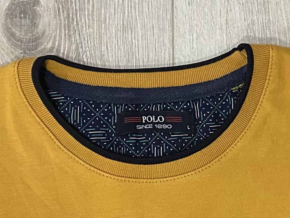 Polo Ralph Lauren тениска жълта мъжка L – оригинал, отлично състояние
