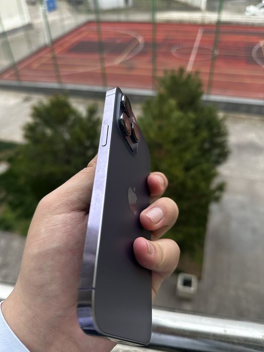 iPhone 14 pro max 128 gb dual sim + e sim purple 80% yemkost zd/a