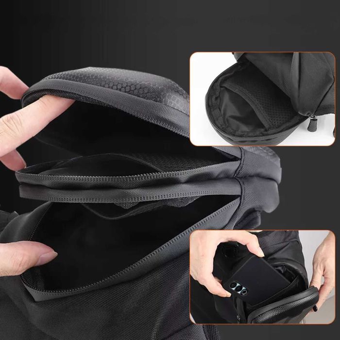 Чанта за бедро, Раница за крак, Мото чанта, 26см