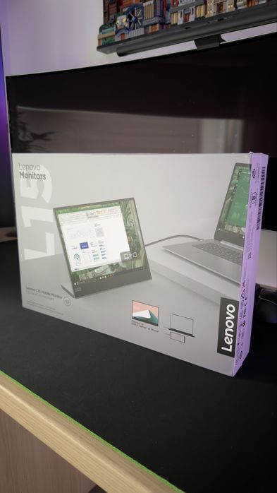 Monitor Portabil WLED Lenovo L15 USB-C 60Hz