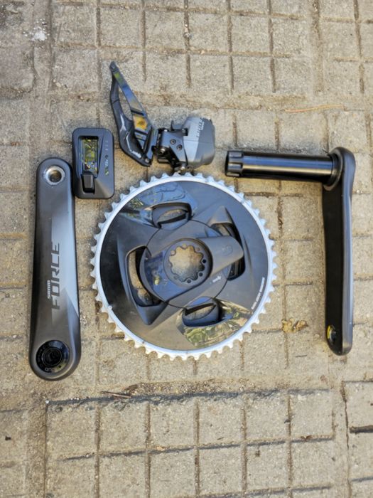 Висок Клас Карбонов Trek Domane Endurance 56 см рамка Шосеен велосипед Force електронен монтаж 1х12 , Zipp Карбонови капли