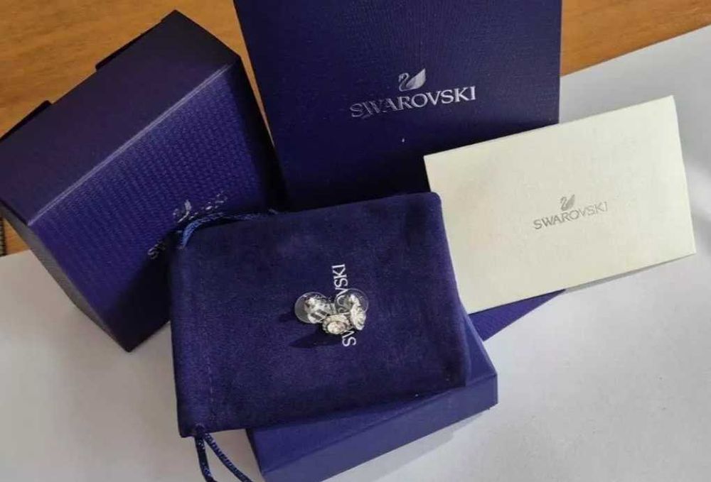 Cercei Swarovski Angelic Argintii - noi, în cutie
