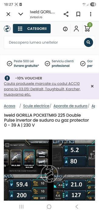 Vând aparat de sudură