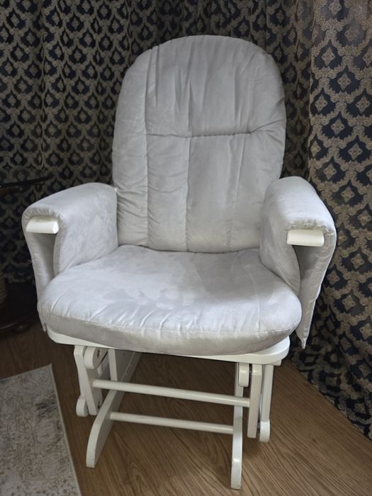 Tutti Bambini - Fotoliu reglabil alaptare + suport pentru picioare Alb