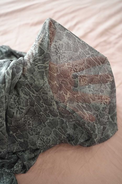 Camasa elastica gri-snake de ocazii speciale