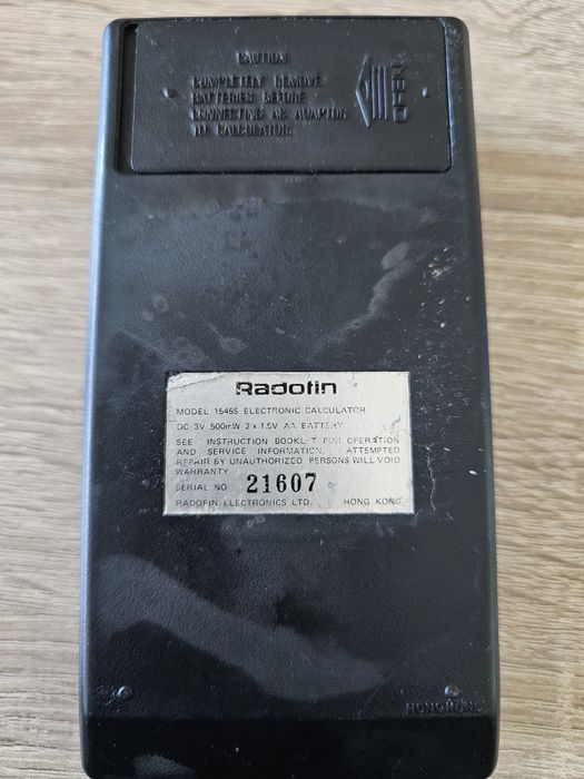 Калкулатор radofin 1545s