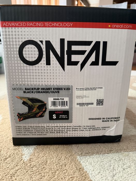 Каска и очила за MTB ONEAL   (S ка)