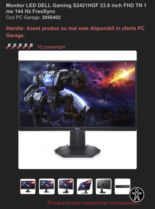vand minitor gaming 144 hz 1 ms
