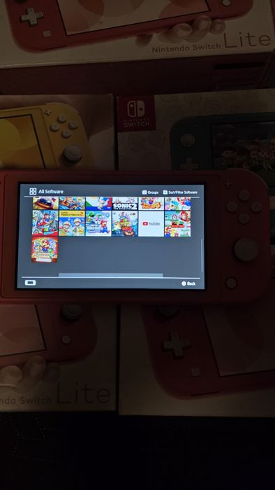 Nintendo Switch v2  Lite Mondat card 256gb