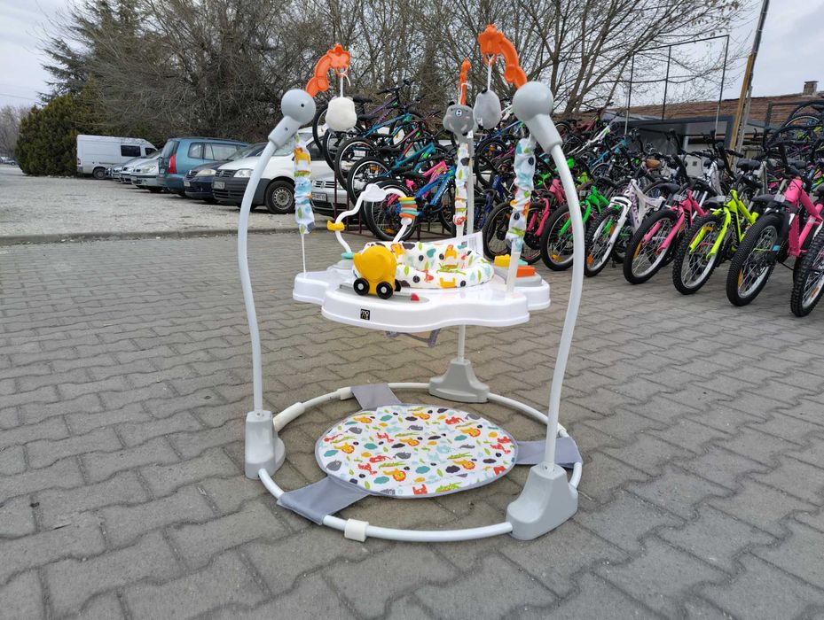 MONI Детско бънджи MAGIC FUN сив