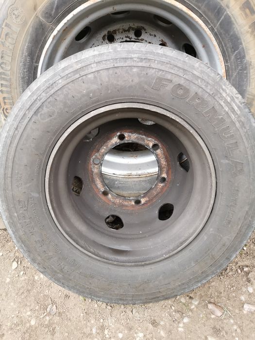 Anvelopa cu janta 215 75 17.5 Man Iveco Mercedes Daf Canter
