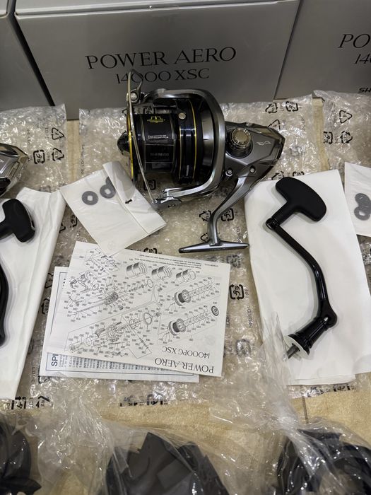 Чисто нови! 3 бр. Shimano Power Aero 14000 XSC