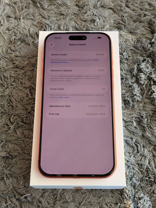 iPhone 17 pro max 256 Gb orange