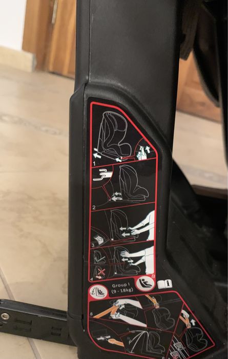 Scaun isofix 9kg-36kg cu pozitie somn Encore 5*siguranta
