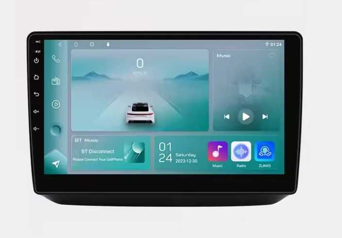 Мултимедия 10" за SKODA FABIA II 2 ANDROID 14 CARPLAY навигация RDS